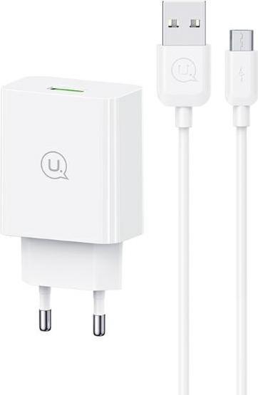 Produktbild Usams Zestaw szybkiego ład. Micro 2a 1m Fast Charging biały/white SC series(CC083) (18 W)