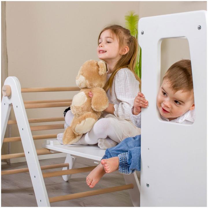 Produktbild Tobi Kletterleiter und Rutsche 2in1 weiss lackiert