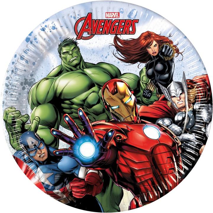 Decorata Party Assiettes dessert Avengers (8 x)