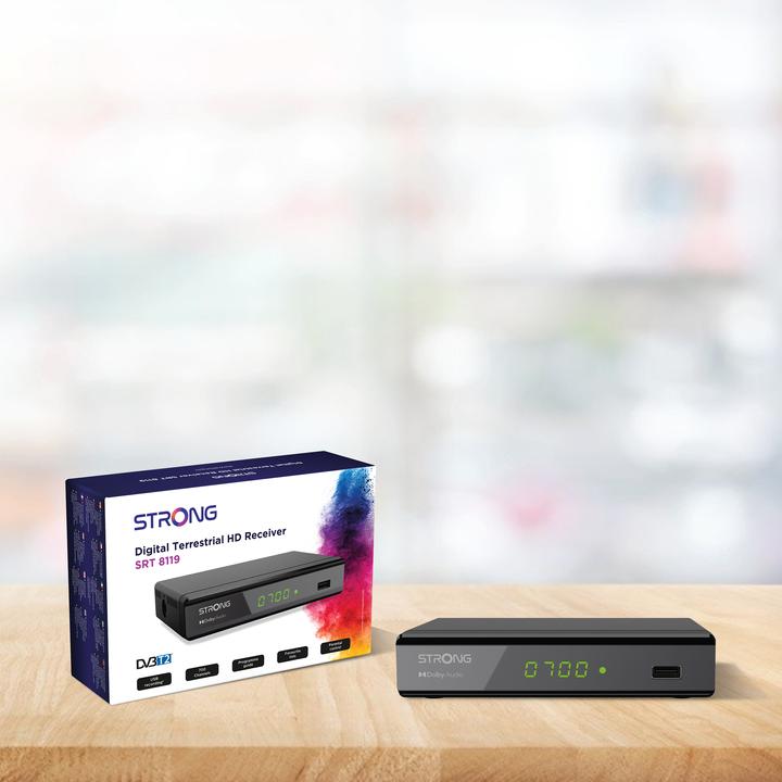 Actual product image Strong SRT8119 T2 Decoder (0.06 GB, DVB-T2, CI+ slot)