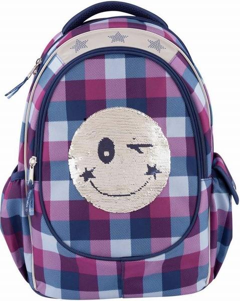Image du produit Depesche TOPModel - Sac à dos scolaire à paillettes Smiley bleu