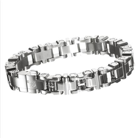 Produktbild Simmons Jewelry Co. Armband Edelstahl Housten 13 mm (1.30 cm, Edelstahl)
