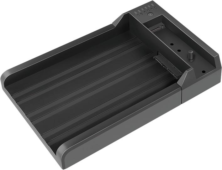 Immagine prodotto LogiLink USB 3.2 Gen 2 Quickport, 2 porte, per HDD/SSD SATA e SSD M.2 NVMe (2 Porti)