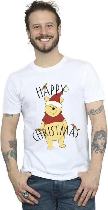 Produktbild Disney Winnie The Pooh Happy Christmas Holly TShirt (3XL)