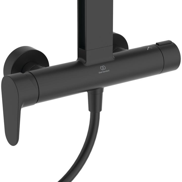 Image du produit Ideal Standard Système de douche Alu+ : Mitigeur de douche Ceraflow 2 étagères, douchette à main 2F, douche de