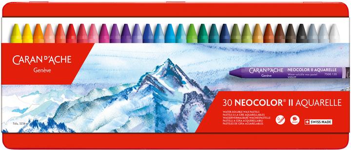 Immagine prodotto Caran d'Ache Neocolor II Aquarelle Metallschachtel (Multicolore, 30 x)