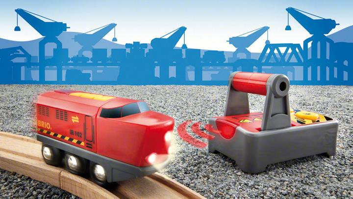 Actual product image Brio IR freight locomotive
