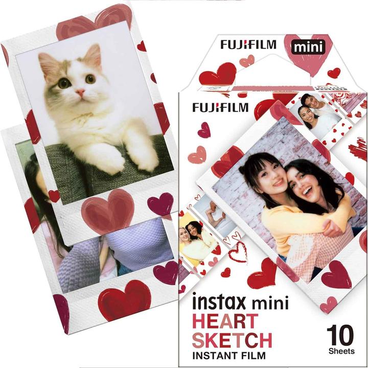 Produktbild Fujifilm Instax Mini Heart Sketch (Instax Mini 11, Instax Mini Evo, Instax Mini 90, Instax mini 12)