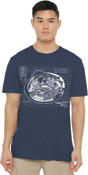 Actual product image Unisex Adult Bridge Print T-Shirt (L)
