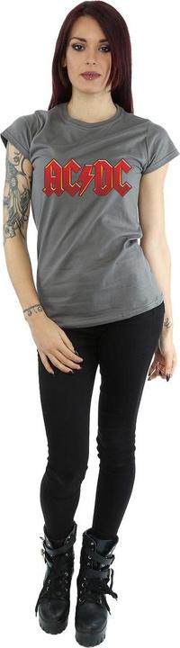 Produktbild AC/DC TShirt mit dunkelrotem Logo aus Baumwolle (XL)