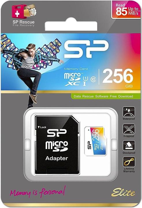 Produktbild Silicon Power Elite 256 (256 GB, microSDXC, U1, UHS-I)