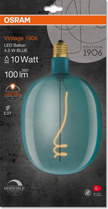 Actual product image Osram Vintage 1906 (E27, 4.50 W, 100 lm, 1 x, G)