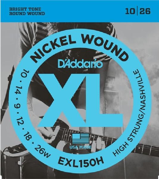 Produktbild D'Addario EXL150H - High Strung Nashville Tuning (12 x, E-Gitarre, 0.01")