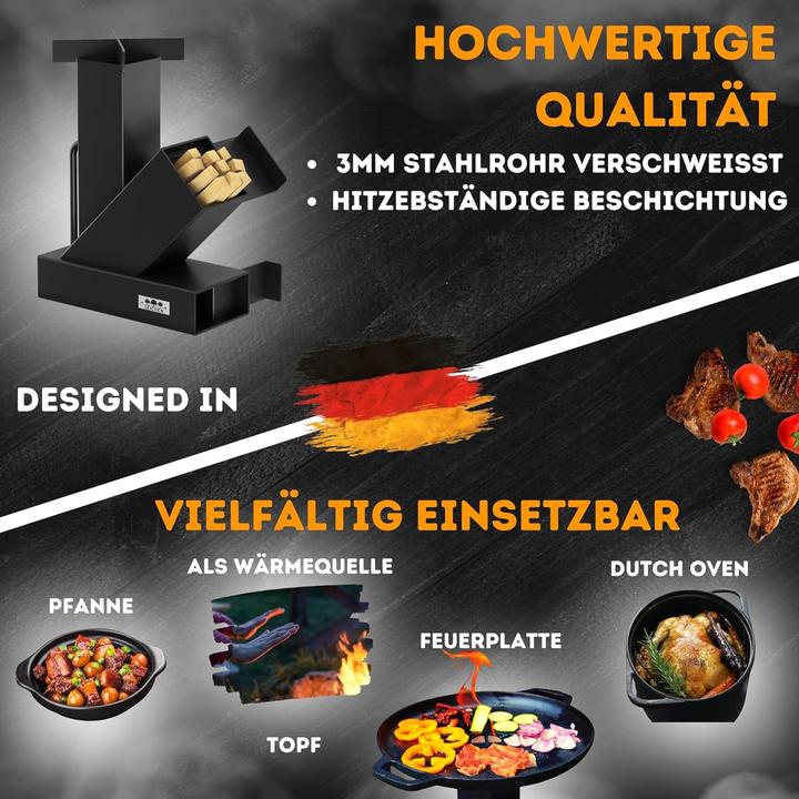 Actual product image Rocket stove