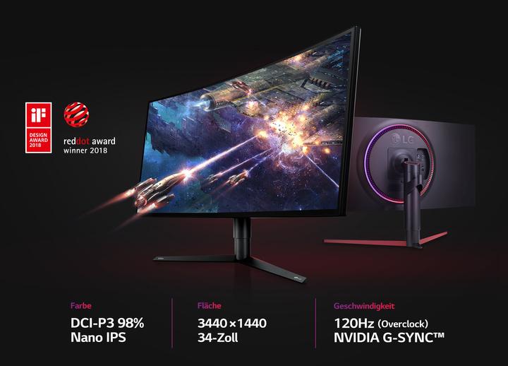 Actual product image LG 34GK950G-B (3440 x 1440 pixels, 34")