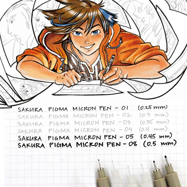 Produktbild Sakura Pigma Micron (Black, 3 x)