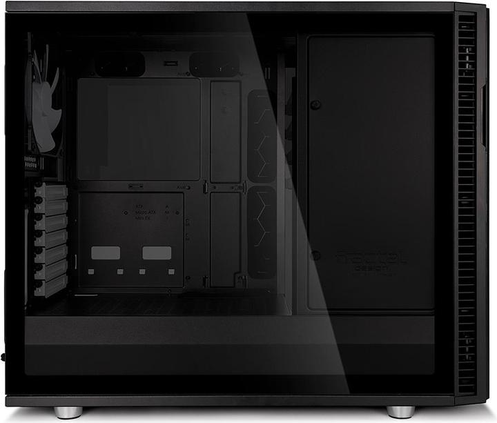 Produktbild Fractal Define R6 TG Side Panel - Dark Black