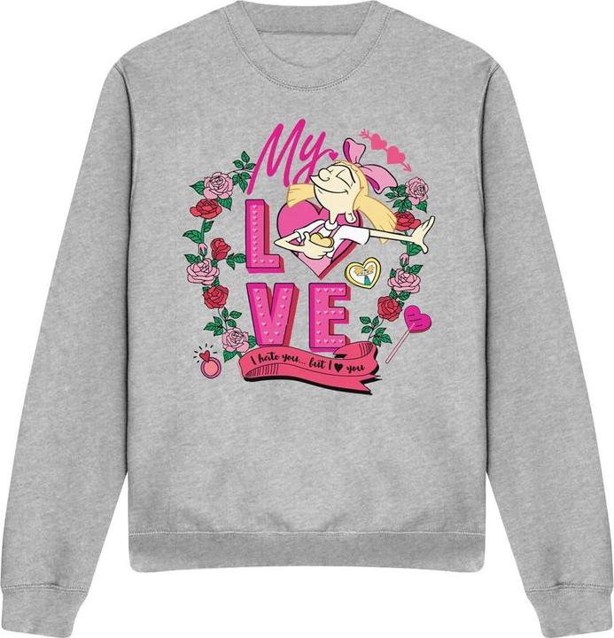 Hey Arnold! I Hate You But Love You Sweatshirt Valentinstag