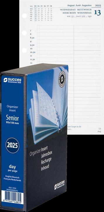 Produktbild Succes Senior Jahresinhalt komplett Januar - Dezember (9.5 x 15 cm, Deutsch, Englisch, Italienisch, Französisch)