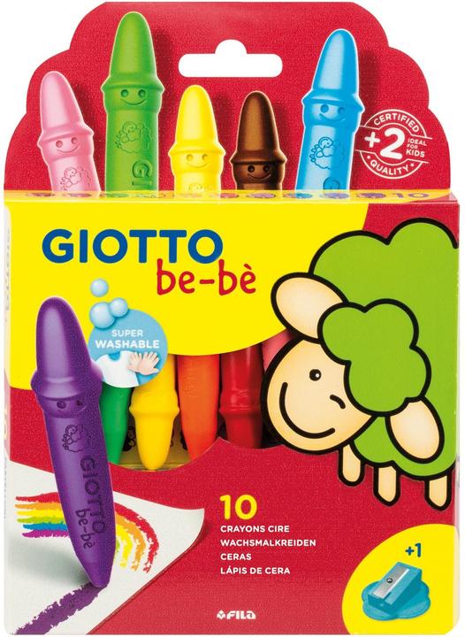 Actual product image Giotto Super wax crayon (Multicoloured, 10 x)