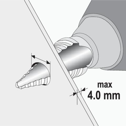Immagine prodotto Yato Trapano a gradino cilindrico 6 12 13 14 16 15 17 18 20 19 mm (YT-44744) (6, 12, 13, 14, 15, 16, 17, 18, 20, 19 mm)