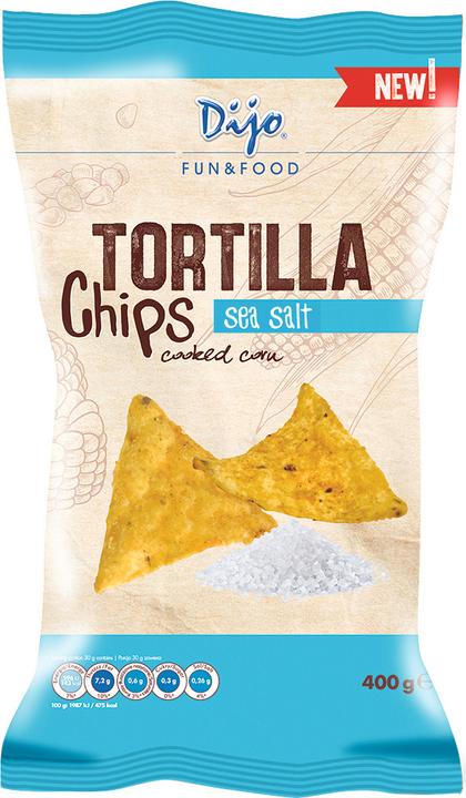 Immagine prodotto Dijo Tortilla chips sale marino 400g (400 g)