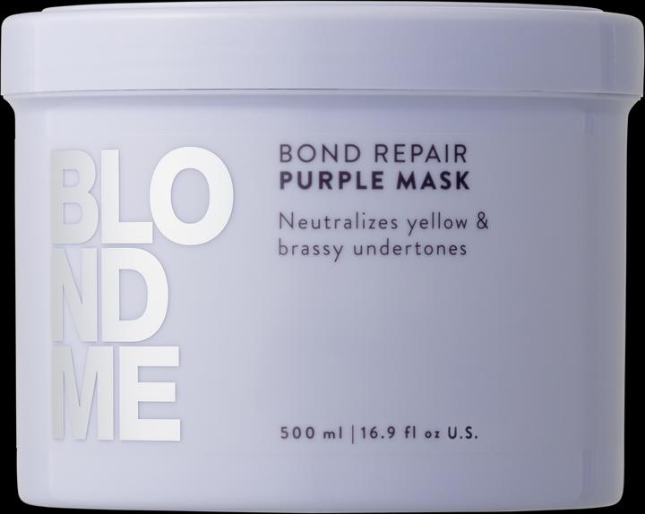 Actual product image Schwarzkopf Professional BLONDME Bond Repair Lila Maske (500 ml)