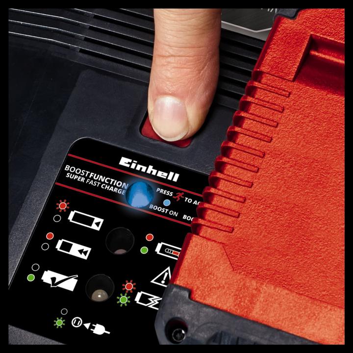 Actual product image Einhell 18V 4-6Ah & 6A Boostcharger PXC Power X-Change PLUS 4512143 Tool Battery and Charger 6Ah (18 V)