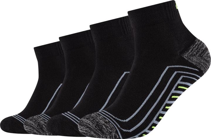 Skechers Unisex Basic Cushioned Quarter 4p (4er Pack, 35, 38)