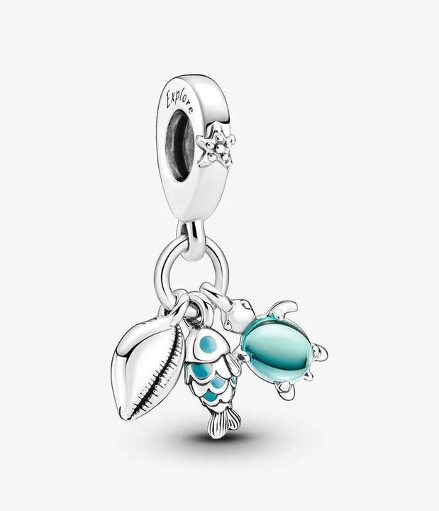 Produktbild Pandora Fisch Meeresschidkröte Muschel (Silber 925, Emaille)