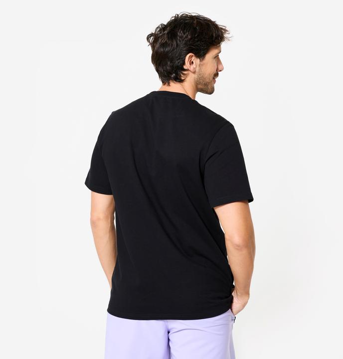 Immagine prodotto Domyos T-Shirt Herren Baumwolle Regular - schwarz (XXL)