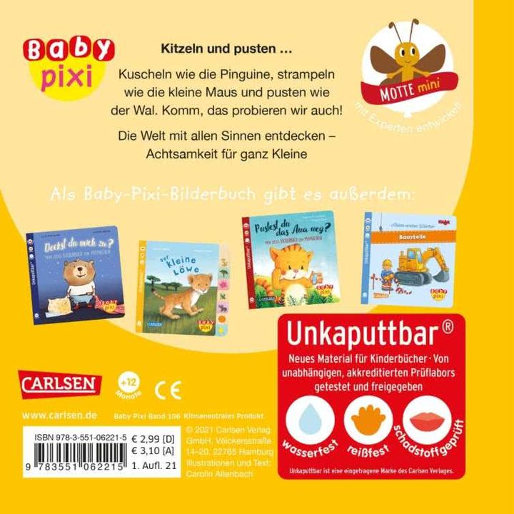 Produktbild Altenbach:Baby Pixi (unkaputtbar) 106: (Deutsch, Carolin Altenbach, 2021)