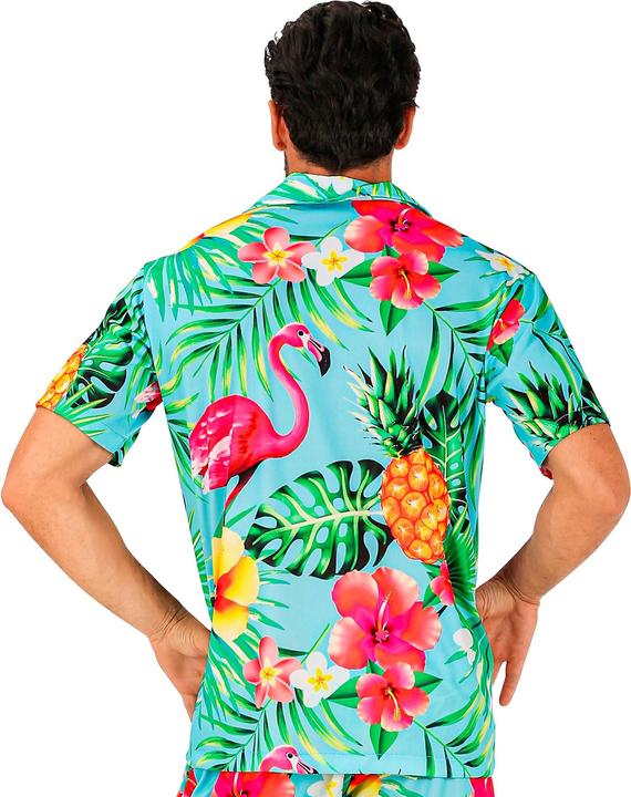 Actual product image Widmann Summer Party Fashion Shirt Hawaii Flamingo (S, M, L, XL, XXL)