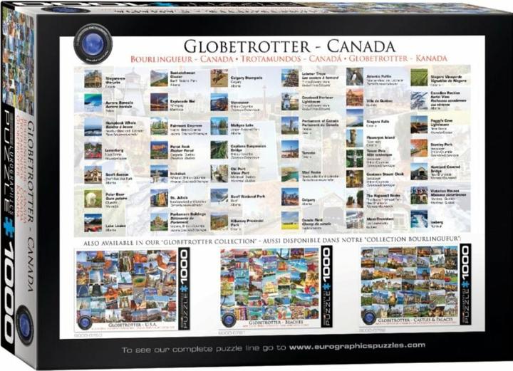 Actual product image Eurographics Globetrotter Canada (1000 pieces)