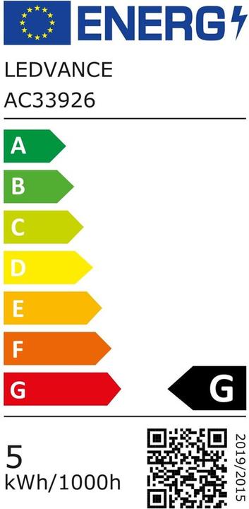 Energie-Label Ledvance Smart+ Wifi Spot (GU10, 5 W, 350 lm, 1 x, G)