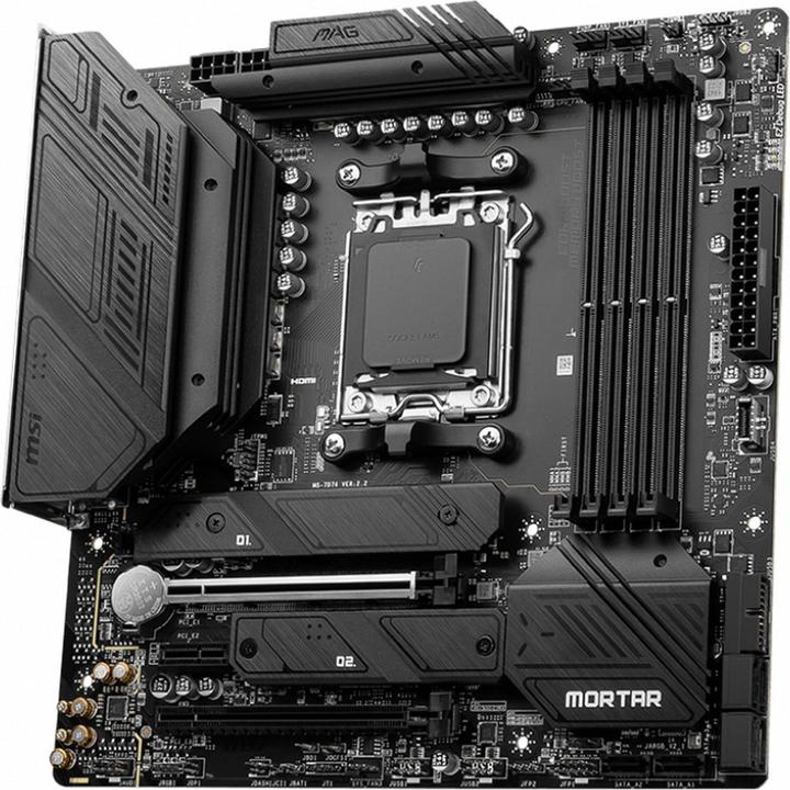 Actual product image MSI MAG B650M Mortar WIFI (AM5, AMD B650, mATX)
