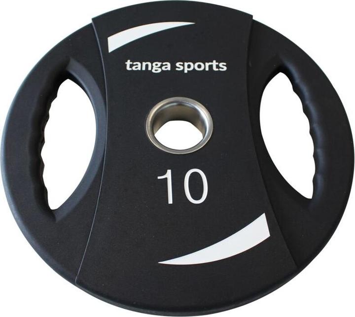 Tanga Sports Hantelscheibe TPU, 10 kg