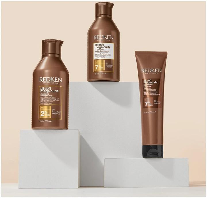 Actual product image Redken all soft mega curls shampoo (300 ml, Liquid shampoo)