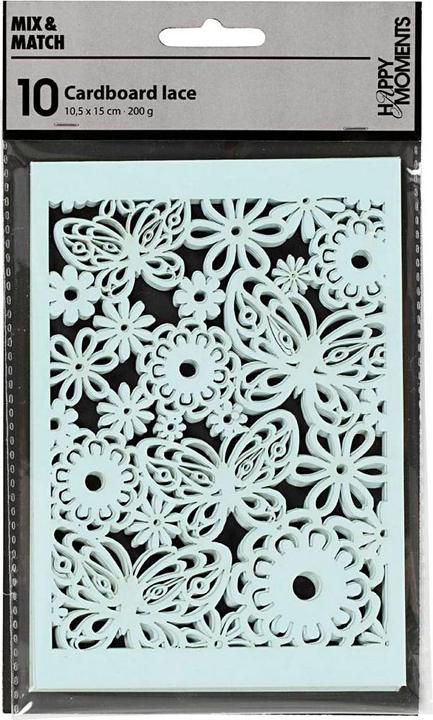 Actual product image Creativ Company Patterned cardboard light blue, 10 pcs. (10 x)