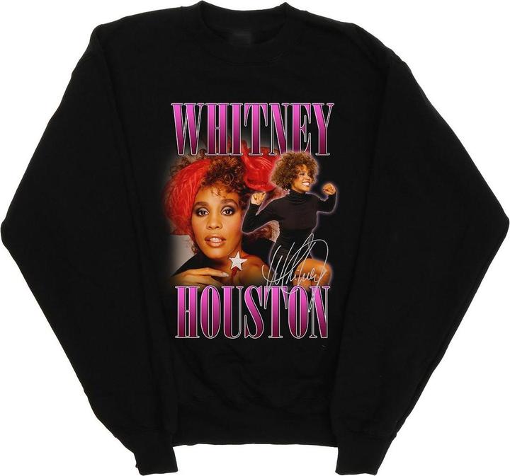 Actual product image Whitney Houston Mens Signature Homage Sweatshirt (S)