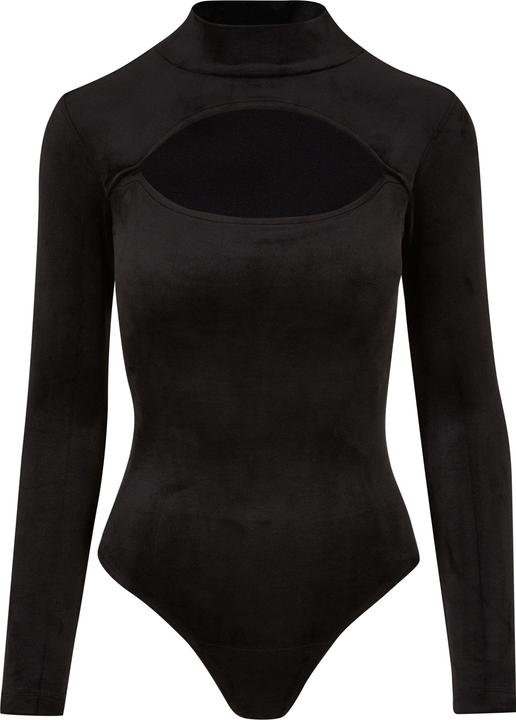Urban Classics Ladies Velvet Cut-Out Turtleneck Body