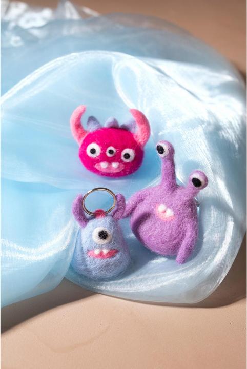 Actual product image Creativ Company Needle felting monster