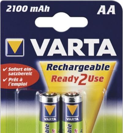 Image du produit Varta Recharger Accu Power (2 pcs, AA, 2100 mAh)