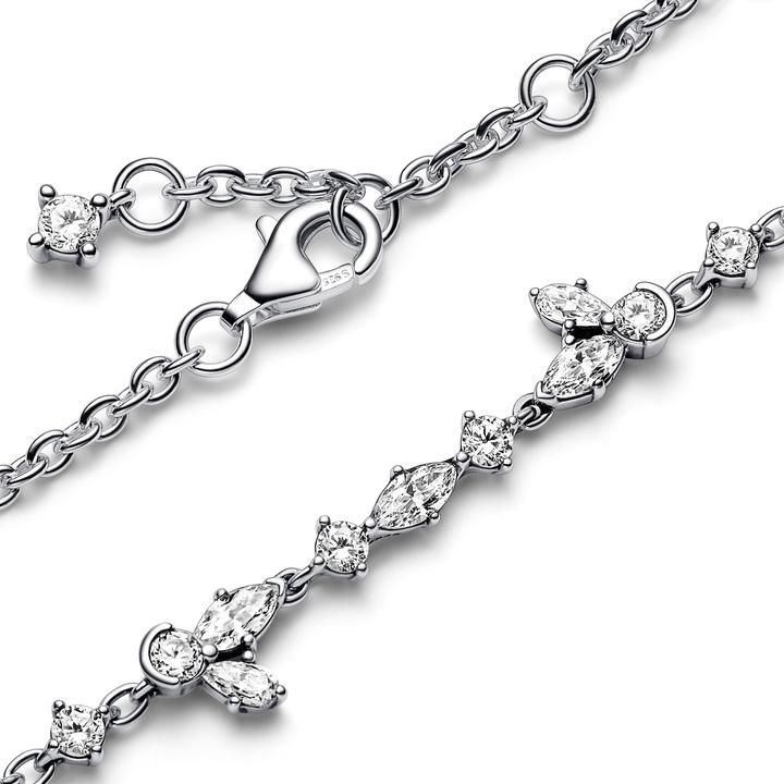 Produktbild Pandora Funkelndes Herbarium Cluster Kettenarmband (18 cm, Sterling Silber 925)