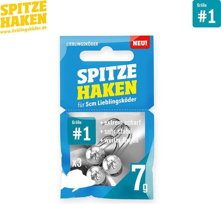 Lieblingsköder Spitze Haken Jigkopf