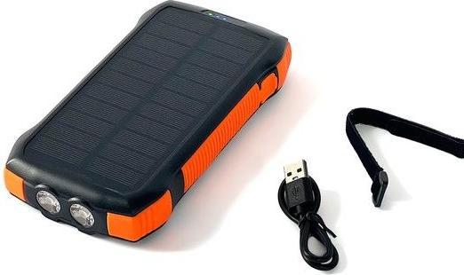 Produktbild Choetech Solar power bank with inductive charging 20000mAh PD 20W / QC 18W / Qi 10W (B657) (20000 mAh, 20 W, 20000 Wh)