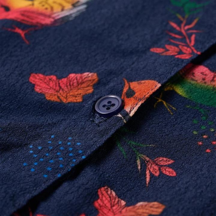 Produktbild VidaXL Kinderkleid mit Langen Ärmeln Marineblau (116)