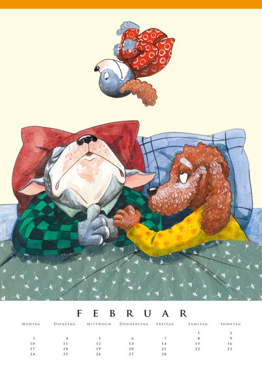 Immagine prodotto Calendario della camera dei bambini di Leonard Erlbruch 2025 (Copertina rigida, Tedesco)