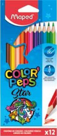 Actual product image Maped Colored pencils Color Peps Triangular 12er (Multicoloured, 12 x)