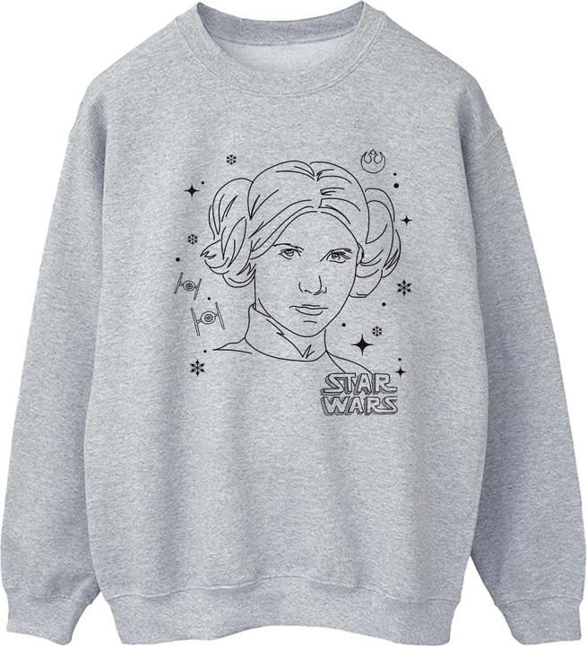 Produktbild Star Wars Episode IV: A New Hope Leia Christmas Sketch Sweatshirt (L)